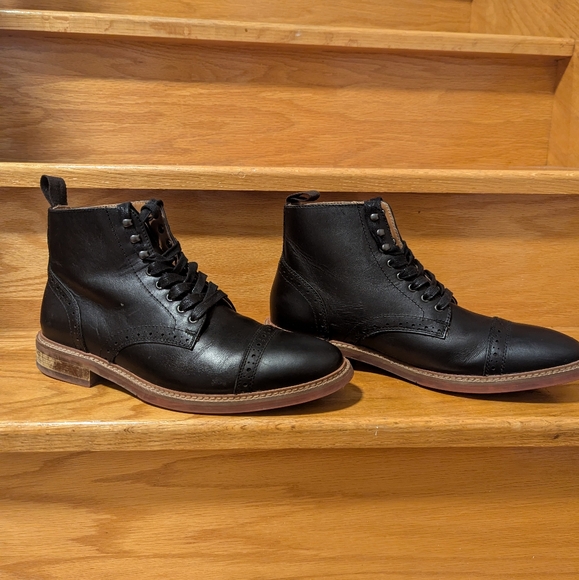 Black Aldo Men's Boots - Picture 2 of 6